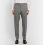 Husbands - Grey Delon Slim-Fit Prince Of Wales Checked Wool Suit - Gray