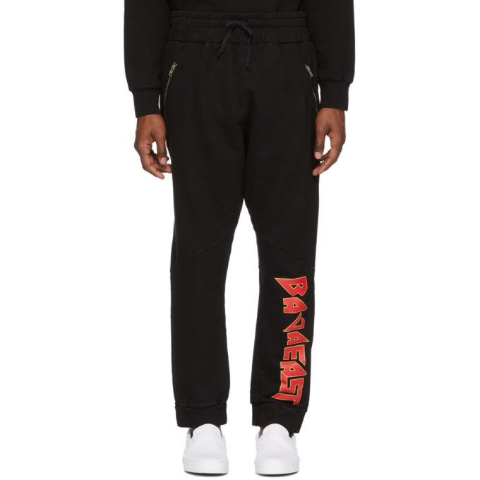 Baja East Black Rollin With The Homies Lounge Pants