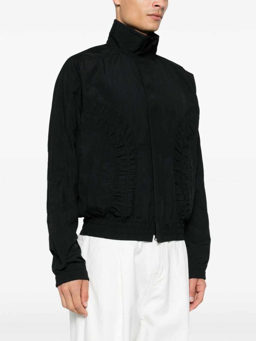 SAGE NATION Black Fossil Bomber Jacket SAGE NATION