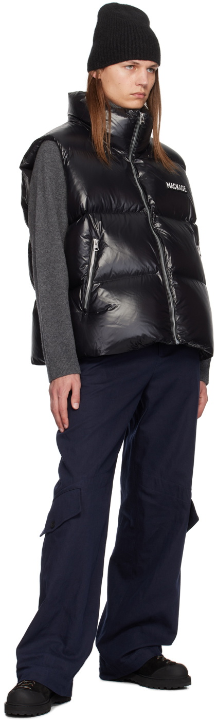 MACKAGE Black Kane Down Vest