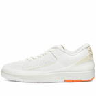 Air Jordan x Shelf Life 2 Retro Low SP Sneakers in Sail/Light Bone/Mandarin