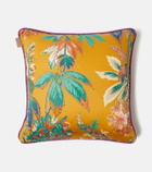 Etro Paisley floral cotton cushion