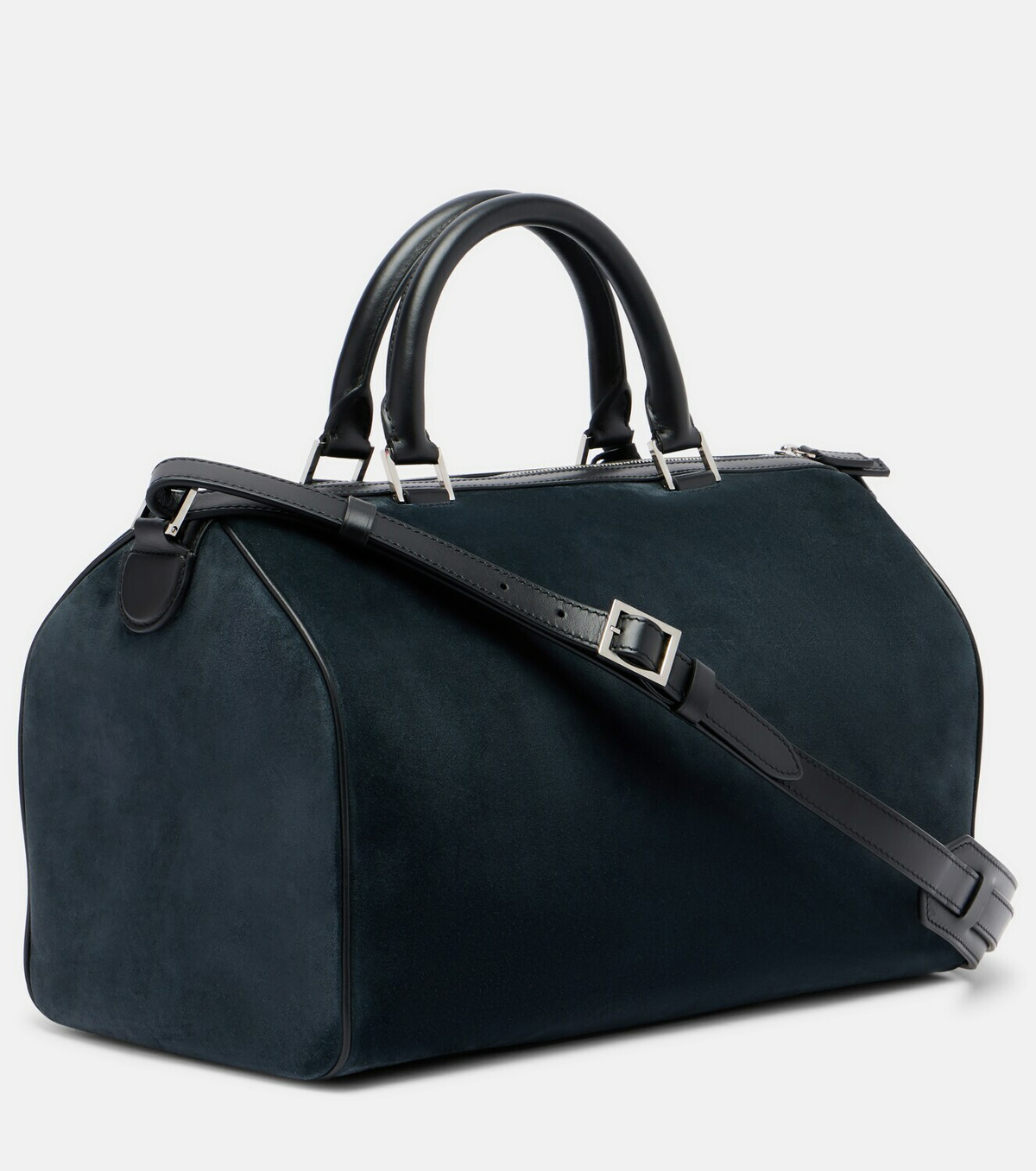 Magda Butrym Varsovia floral-appliqué suede duffel bag