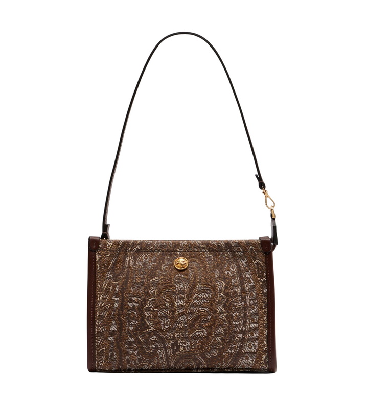 Photo: Etro Arnica Small coated canvas top handle bag