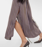 Acne Studios Delestina striped shirt dress