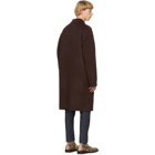 Acne Studios Brown Wool Single-Breasted Coat