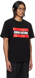 sacai Black 'Know Future' T-Shirt