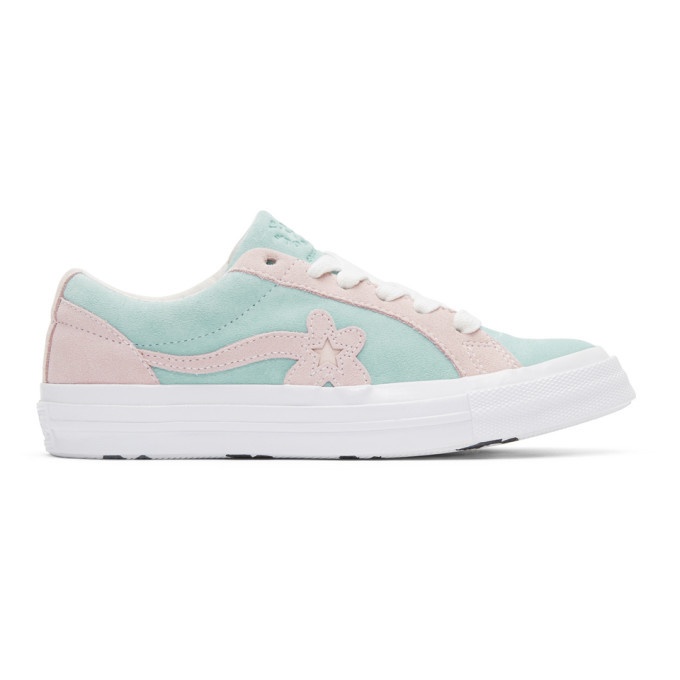 Photo: Converse Blue and Pink GOLF le FLEUR* Edition GOLF 6.1 One Star Sneakers