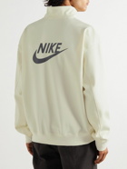 Nike - Sportswear Circa Logo-Print Jersey Half-Zip Sweatshirt - Neutrals