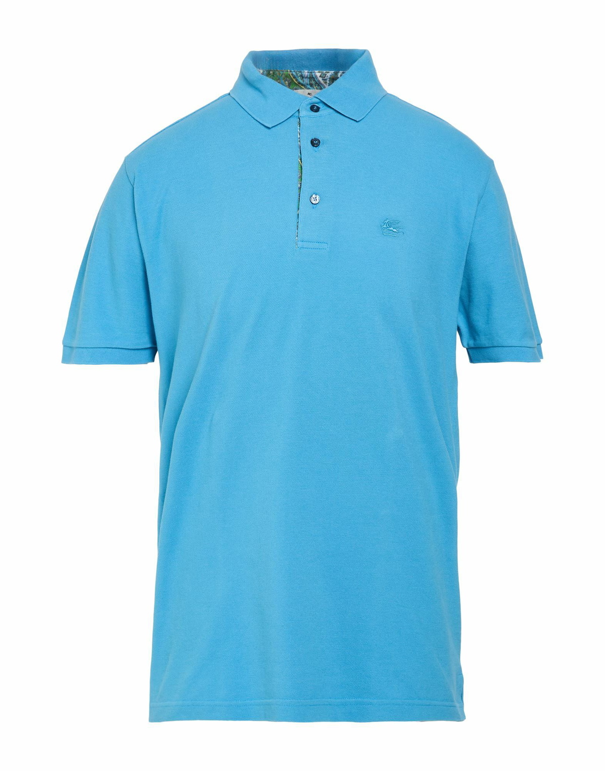 Etro Mens Polo shirt Light in Blue