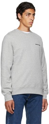 Wood Wood Grey Hugh Logo Sweatshirt