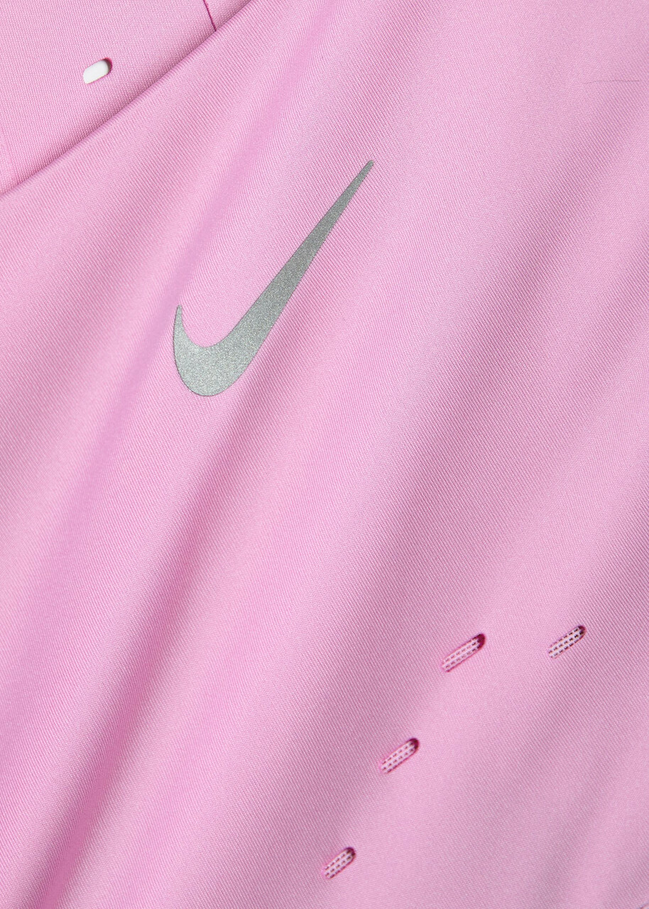 Nike Swift Logo Stretch-jersey Sports bra Pink