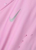 Nike Swift Logo Stretch-jersey Sports bra Pink