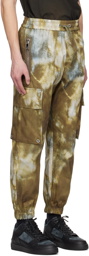 Balmain Khaki Desert Print Cargo Pants