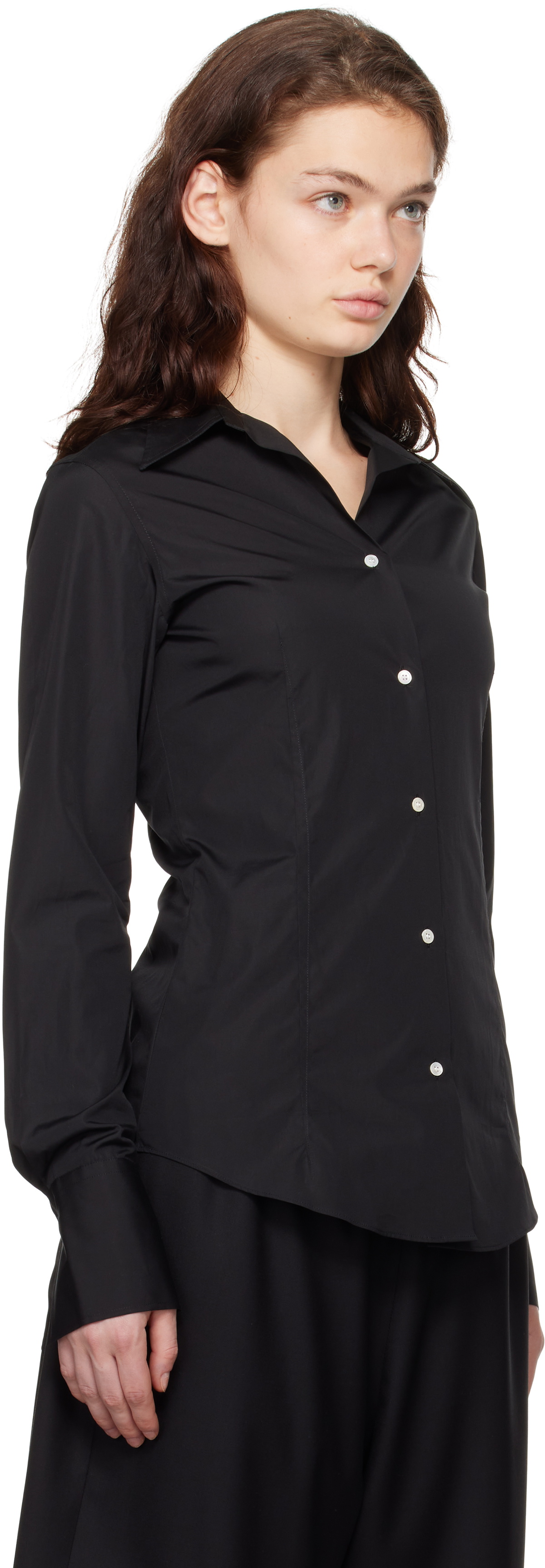 FLORE FLORE Black Giulia Shirt