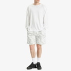 Uniform Experiment Men's Marble Tech Shorts in White