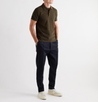 TOM FORD - Slim-Fit Cotton-Piqué Polo Shirt - Green