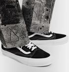 Vans - OG Old Skool LX Leather-Trimmed Canvas and Suede Sneakers - Black