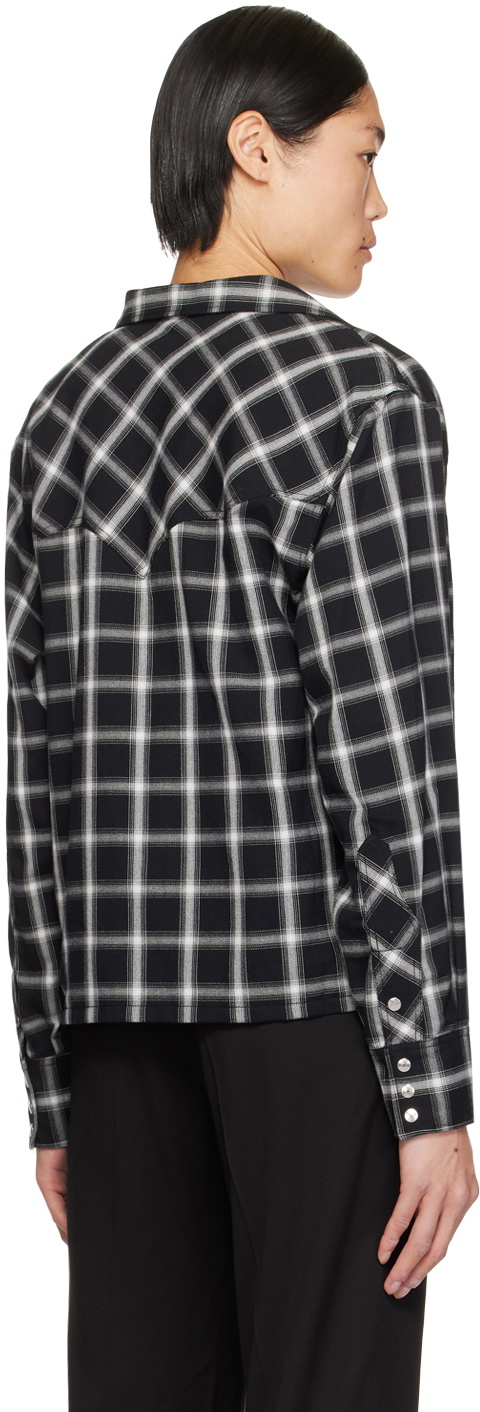 The Letters Black Check Shirt