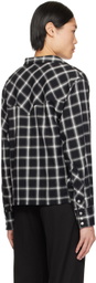 The Letters Black Check Shirt