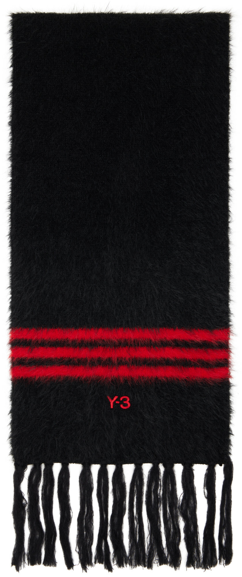 Y-3 Men's 3-Stripe Scarf in Black Y-3