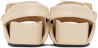 BOYY Beige Puffy Platform Sandal
