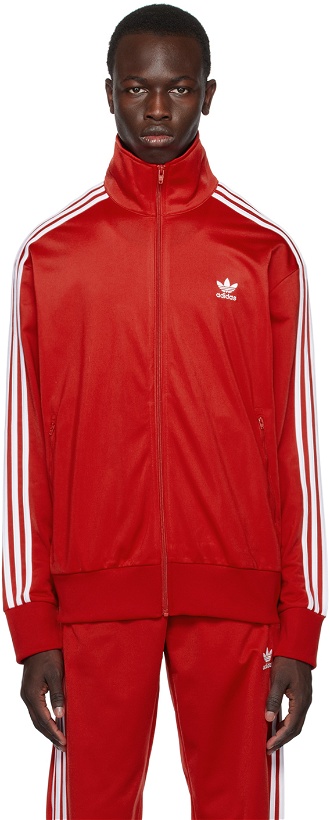 Photo: adidas Originals Red Striped Jacket
