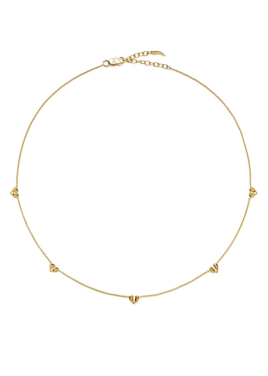Missoma Molten Heart 18k Gold Vermeil Choker Necklace - One Size