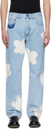 FORMA Blue Six-Pocket Jeans