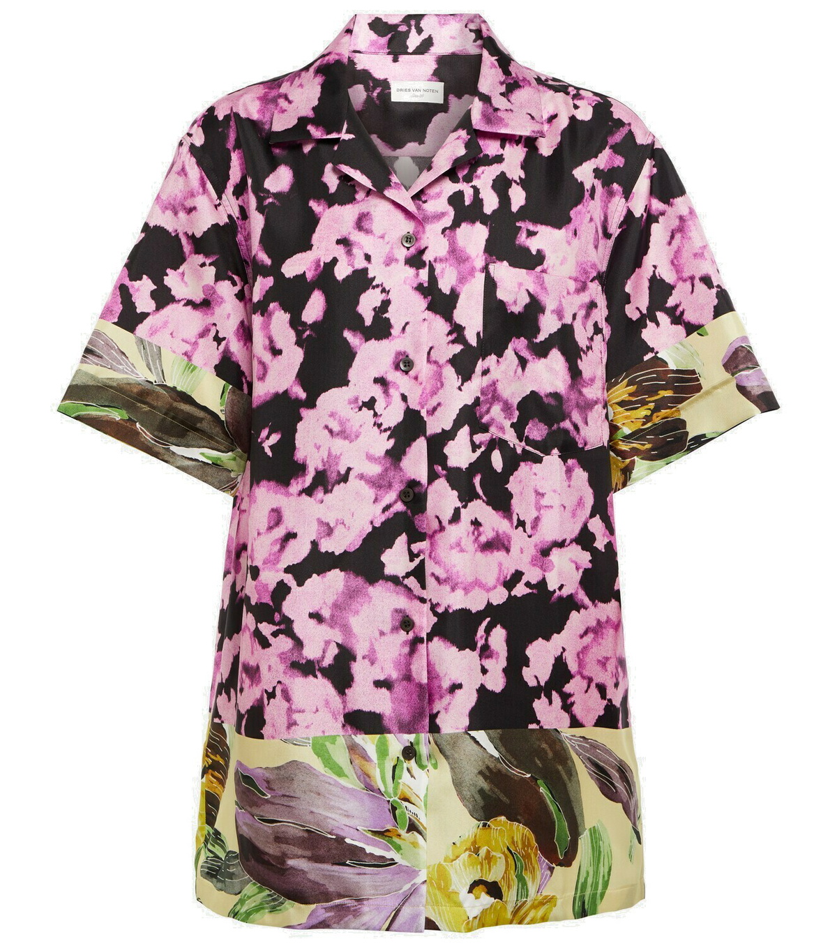 Dries Van Noten Floral silk shirt Dries Van Noten