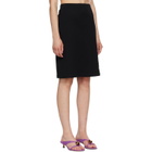 FLORE FLORE Black Marie Midi Skirt