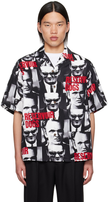 Photo: WACKO MARIA Black & Gray Printed Shirt