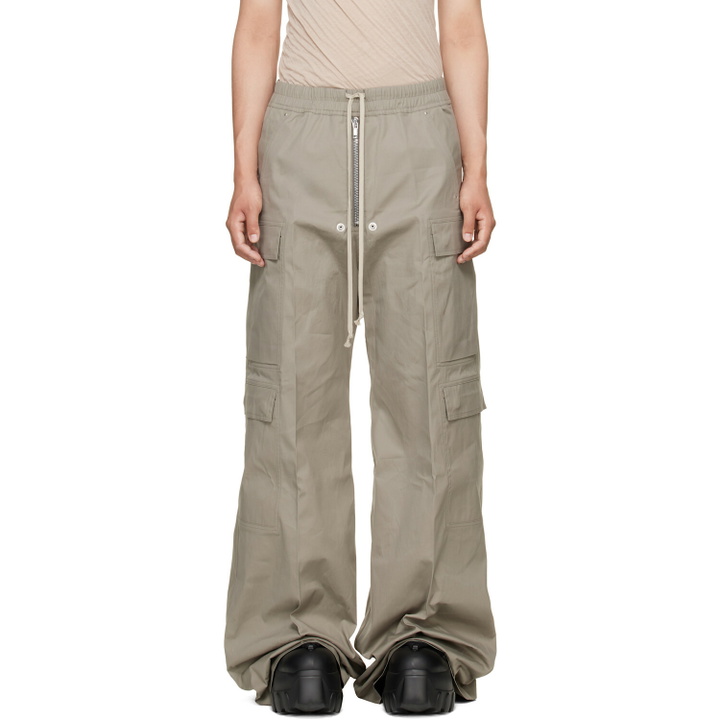 Photo: Rick Owens Taupe Tower Cargobelas Cargo Pants