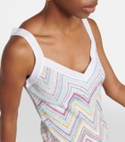 Missoni - Sequined zig-zag tank top