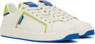 Balmain White B-Court Smooth Leather Sneakers