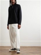 Håndværk - Pima Cotton-Piqué Polo Shirt - Black