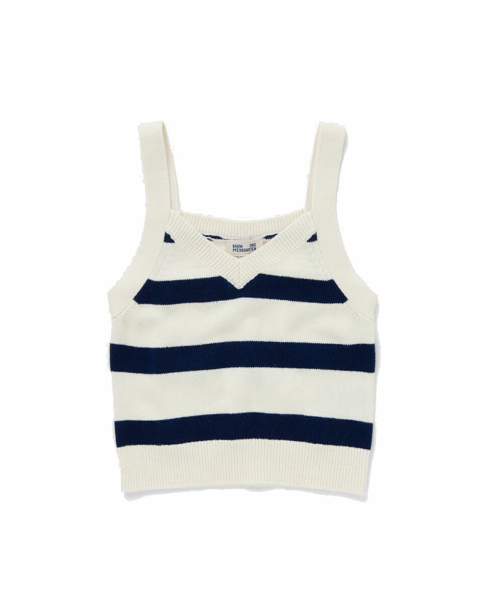 Photo: Baum Und Pferdgarten Celly Blue/White - Womens - Tops & Tanks