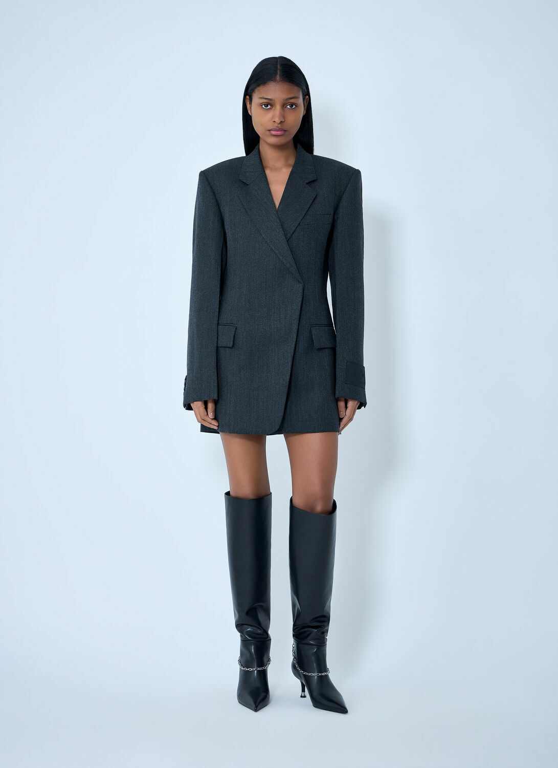 Alexander Wang Tailored Wool Blazer Dress