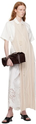 S.S.Daley Beige Elvina Apron Midi Dress