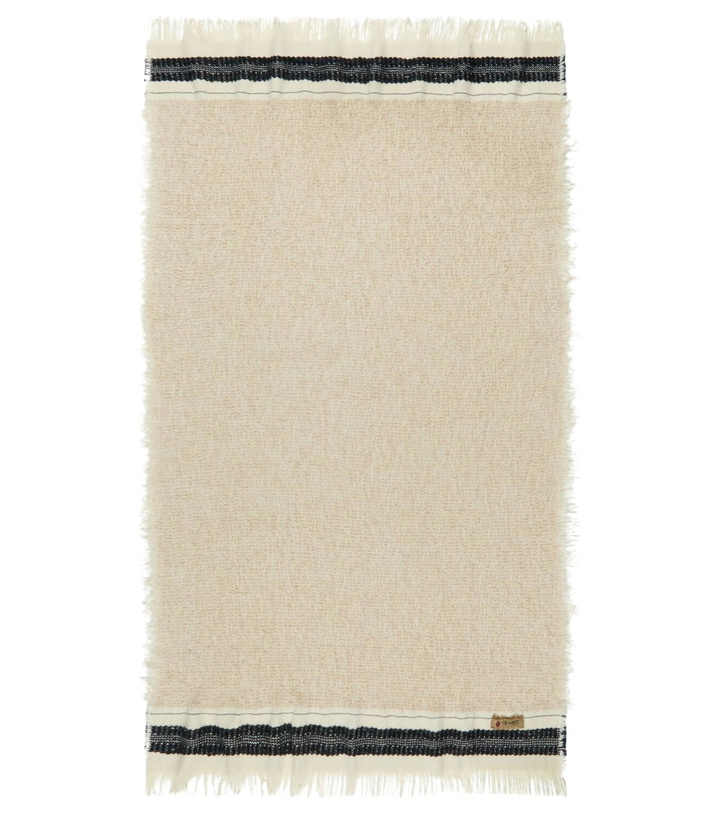 Photo: The House of Lyria Cicatrice fringed wool-blend blanket
