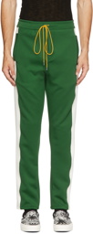 Rhude Green Jersey Collegiate Track Trousers