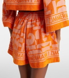 Zimmermann Solstice cotton terry shorts