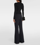 Simkhai Daphane lace-up sweater