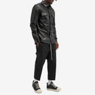Rick Owens Men's Cropped Drawstring Pants in Black