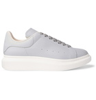 ALEXANDER MCQUEEN - Exaggerated-Sole Leather Sneakers - Gray