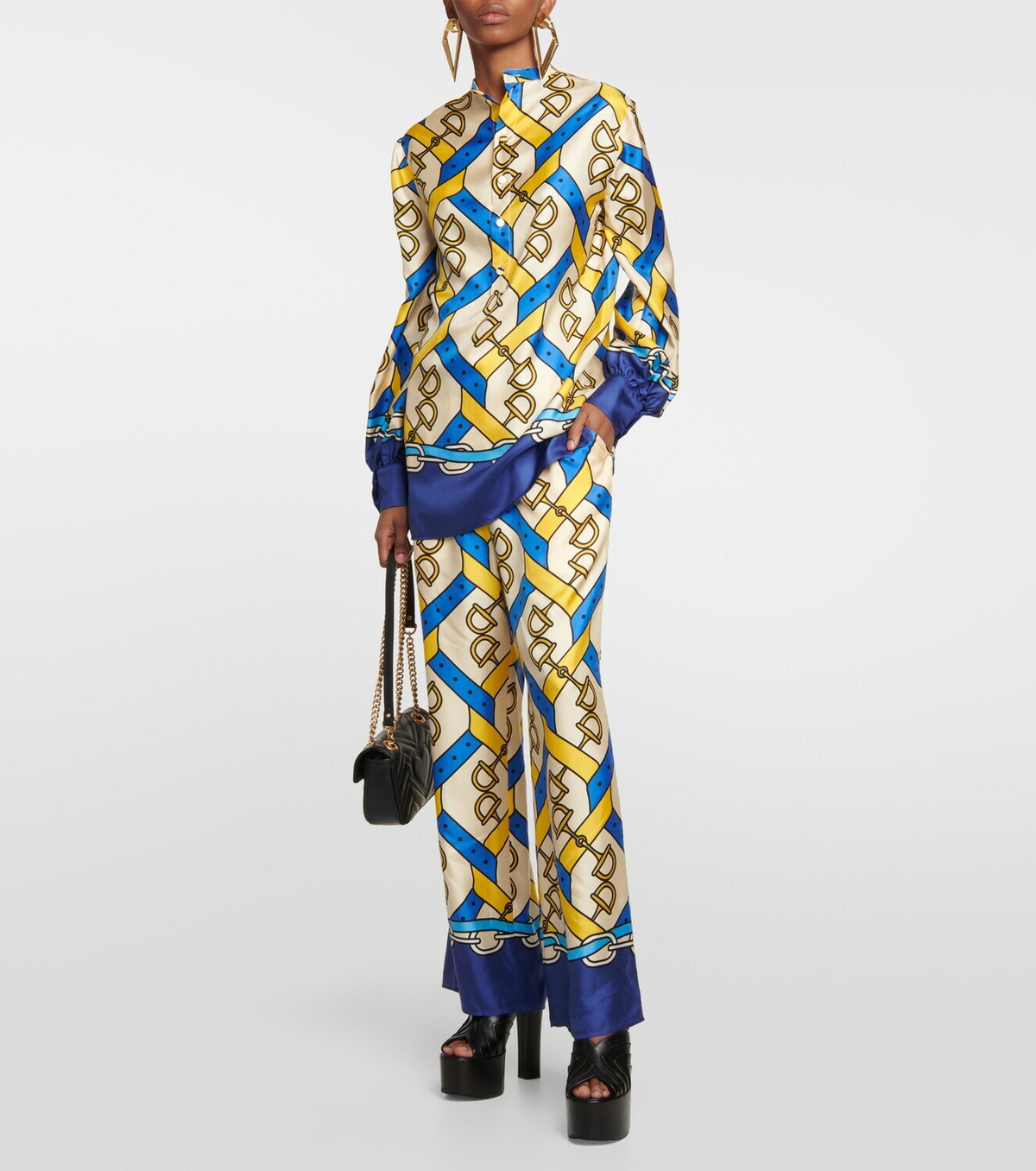 【関税込み】gucci Horsebit print pants Gucci Horsebit Print Pants | italist
