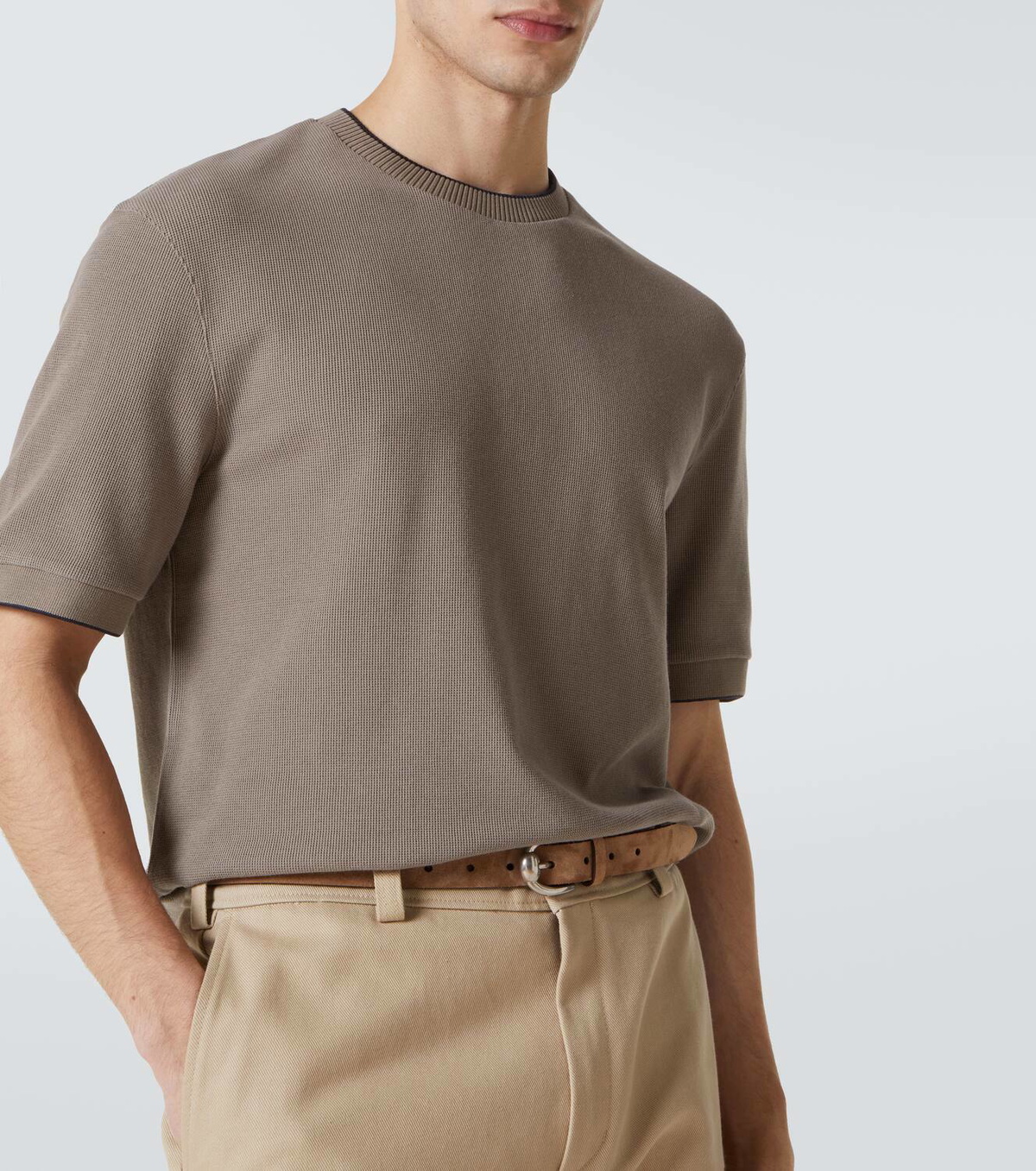 Herno Waffle-knit cotton sweater
