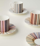 Missoni Stripes Jenkins set of 2 espresso cups and saucers
