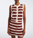 Eres Divergent striped cotton-blend top