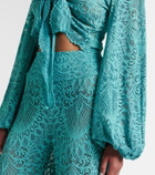 Alexandra Miro Tabitha lace crop top